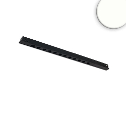 Luminaire sur rail avec grille TRACK48 LINE+ MINI ON-OFF 34CM commutable, prismatique IP20, noir mat 