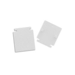 Embout TRACK48 FLAT H25 2 pi�ces, avec couverture, blanche