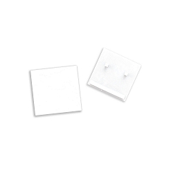 Embout TRACK48 FLAT H25 2 pi�ces, avec couverture, blanche