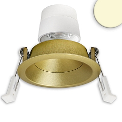 Projecteur encastré BACK68 pivotant IP20, or gradable
