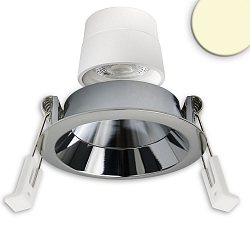 Projecteur encastré BACK68 pivotant IP20, chrome gradable