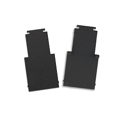 Embout TRACK48 H50 2 pi�ces, avec couverture, noir