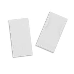 Embout TRACK48 H50 2 pi�ces, avec couverture, blanche