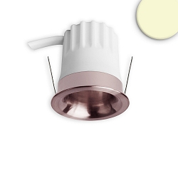 Projecteur encastré BACK32 rond, reculer IP20, or rose gradable