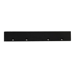 Embout EC 128 CURTAIN 10 DOUBLE 2 pi�ces, noir