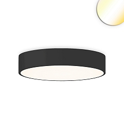 Luminaire de plafond DN600 DALI contrôlable par DALI, CCT Switch IP44, noir gradable