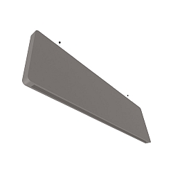 BAFFEL TRACK48ID (EMPTY TRACK) 150CM - 15W 3000K contr�lable par DALI, avec �clairage, indirect, noir