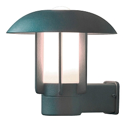 Luminaire mural d�ext�rieur HEIMDAL E27 IP44, opale, argent
