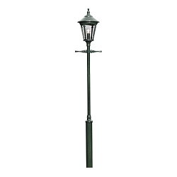 T�te de luminaire VIRGO � 1 flamme E27 IP23, vert, couleurs fum�e