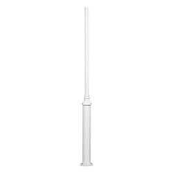 Pole for Konstsmide DRACO lamp heads, height 200cm, white aluminium