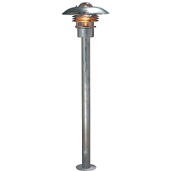 Path luminaire MODENA, E27 max. 60W, galvanised steel / clear glass