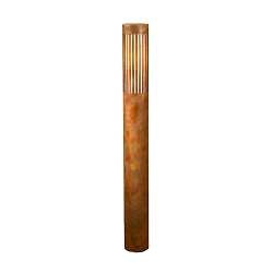 Luminaire d'allées PISTOIA E27 IP54, rouille gradable