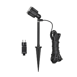 Lampe � piquet de terre AMALFI � 1 flamme IP44, noir 