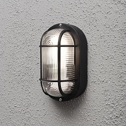 Applique et plafonnier ELMAS E27 IP44, noir 