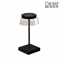 battery table lamp SCILLA  CCT Switch, dimmable IP54, black dimmable