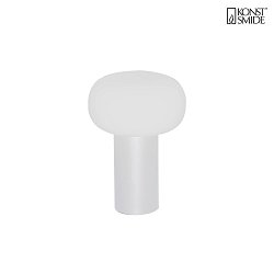 battery table lamp ANTIBES IP54, white dimmable