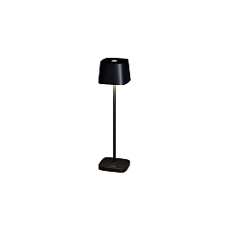 Lampe de table � accu CAPRI MINI IP54, noir  gradable