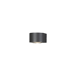 Luminaire mural GALA Bas IP54, gris foncé 