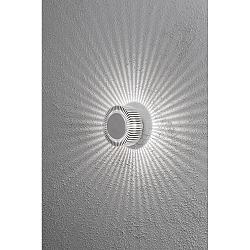 Luminaire mural d�ext�rieur MONZA rond IP54, aluminium 