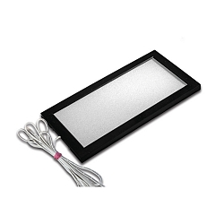 Eclairage sous meuble DYNAMIC LED SKY plat, Tunable White IP20, opale, noir gradable 6W 255lm 2700-5000K CRI 90-100 21cm