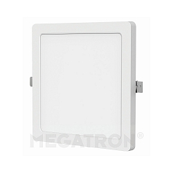 Luminaire apparent / encastré PANO DIM CCT SQUARE angulaire, CCT Switch IP20, blanche gradable