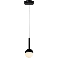 Luminaire à suspension CONTINA G9 IP20, mat, noir , blanche gradable