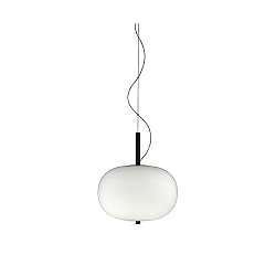 Luminaire à suspension ILARGI LED IP20, bois foncé gradable