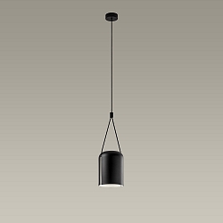 Luminaire à suspension ATTIC E27 IP20, noir 