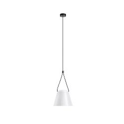 Luminaire à suspension ATTIC conique E27 IP20, blanche