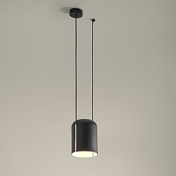 Luminaire à suspension ATTIC V E27 IP20, noir 