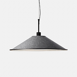 Luminaire � suspension SHOEMAKER LED pour VDU, contr�lable par DALI, r�glable IP20, gris clair gradable