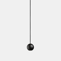 Luminaire à suspension PUNTO SINGLE LED IP20, noir gradable
