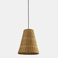 Luminaire à suspension CARIBE E27 IP20, marron