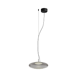 Luminaire � suspension PLAT SURFACE (PHASE) avec abat-jour, CCT Switch, r�glable, avec diffuseur IP20, noir gradable