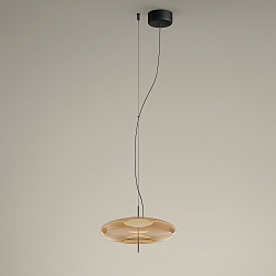 Luminaire à suspension PLAT RECESSED (PHASE) avec abat-jour, CCT Switch, réglable, avec diffuseur IP20