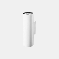 Luminaire mural PIPE haut bas, à 2 flammes GU10 IP23, noir  gradable