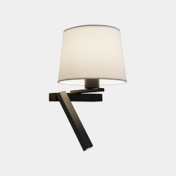 Applique et plafonnier HALL SLIM LED E27, ecran excl, noir