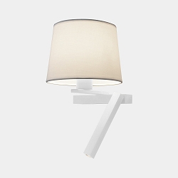 Applique et plafonnier HALL SLIM LED E27, ecran excl, blanche