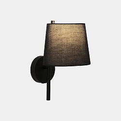 Applique et plafonnier CLIP LED E27, ecran excl, noir