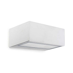 Applique et plafonnier NEMESIS R7S - 7x17CM haut bas, petit R7S IP44, blanche gradable