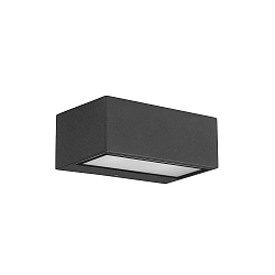 Applique et plafonnier NEMESIS R7S - 7x17CM haut bas, petit R7S IP44, anthrazit gradable