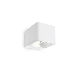 Applique et plafonnier WILSON SQUARE haut bas, r�glable, on/off IP65, blanche 