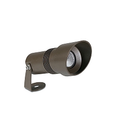 Projecteur d'extérieur MICRO LED pivotant IP65, marron