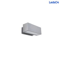 outdoor wall luminaire AFRODITA LED DOUBLE EMISSION - 22CM up / down, switchable IP66, grey 