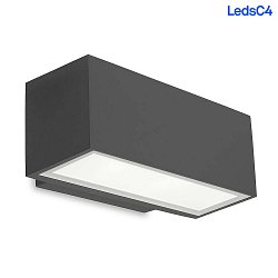 outdoor wall luminaire AFRODITA LED DOUBLE EMISSION - 22CM up / down, switchable IP66, anthracite 