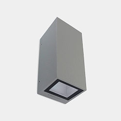 Luminaire mural d’extérieur AFRODITA GU10 DOUBLE haut bas, à 2 flammes GU10 IP65, gris gradable