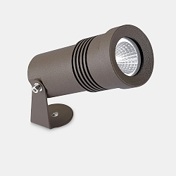 Projecteur d'extérieur MICRO LED pivotant IP65, marron gradable
