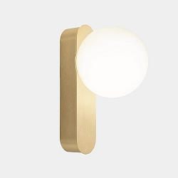 mirror luminaire PERLINA WALL IP switchable IP44, gold matt
