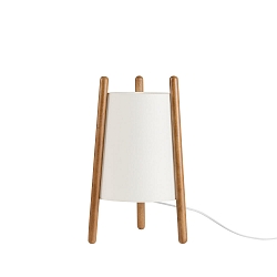 Lampe de table WOODY avec interrupteur E27 IP20