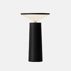 Lampe de table COCKTAIL LED avec variateur tactile, conique IP20, noir gradable
